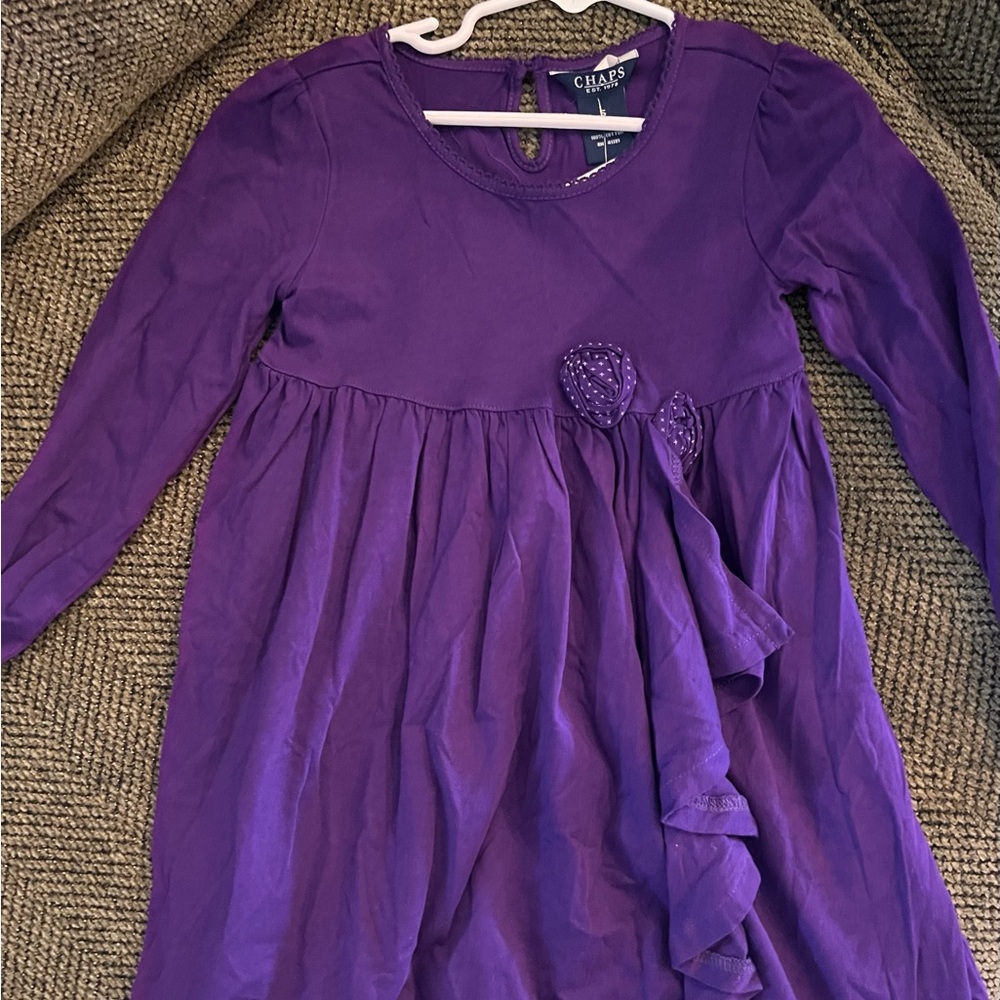 Purple Chaps Dress